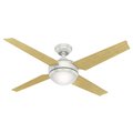 Hunter Hunter Sonic 52 in. Snow White LED Indoor Ceiling Fan 59073